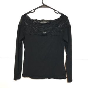 Lace long sleeve top
